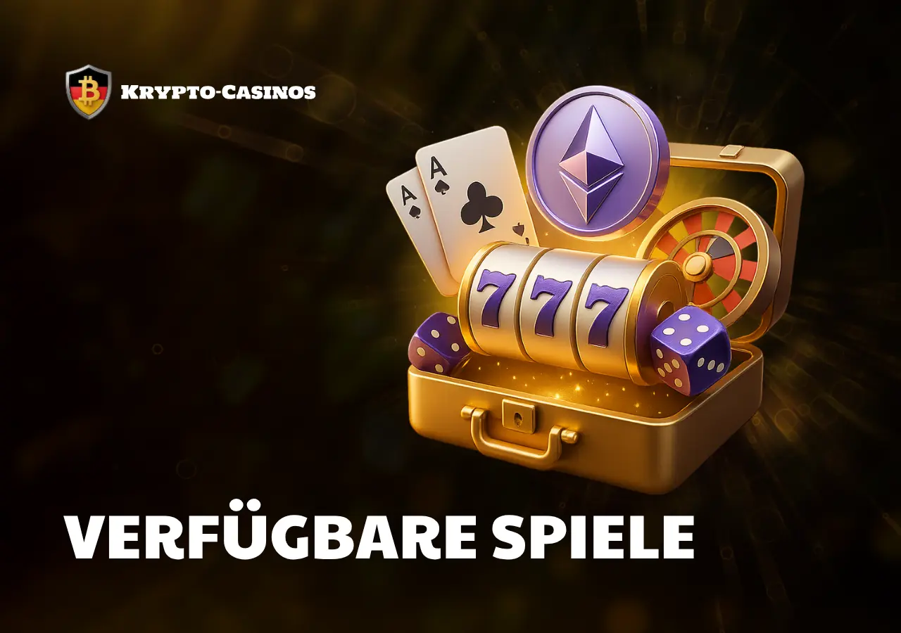 Krypto Spielhallen bieten ETH Slots, Roulette und Live Dealer Games