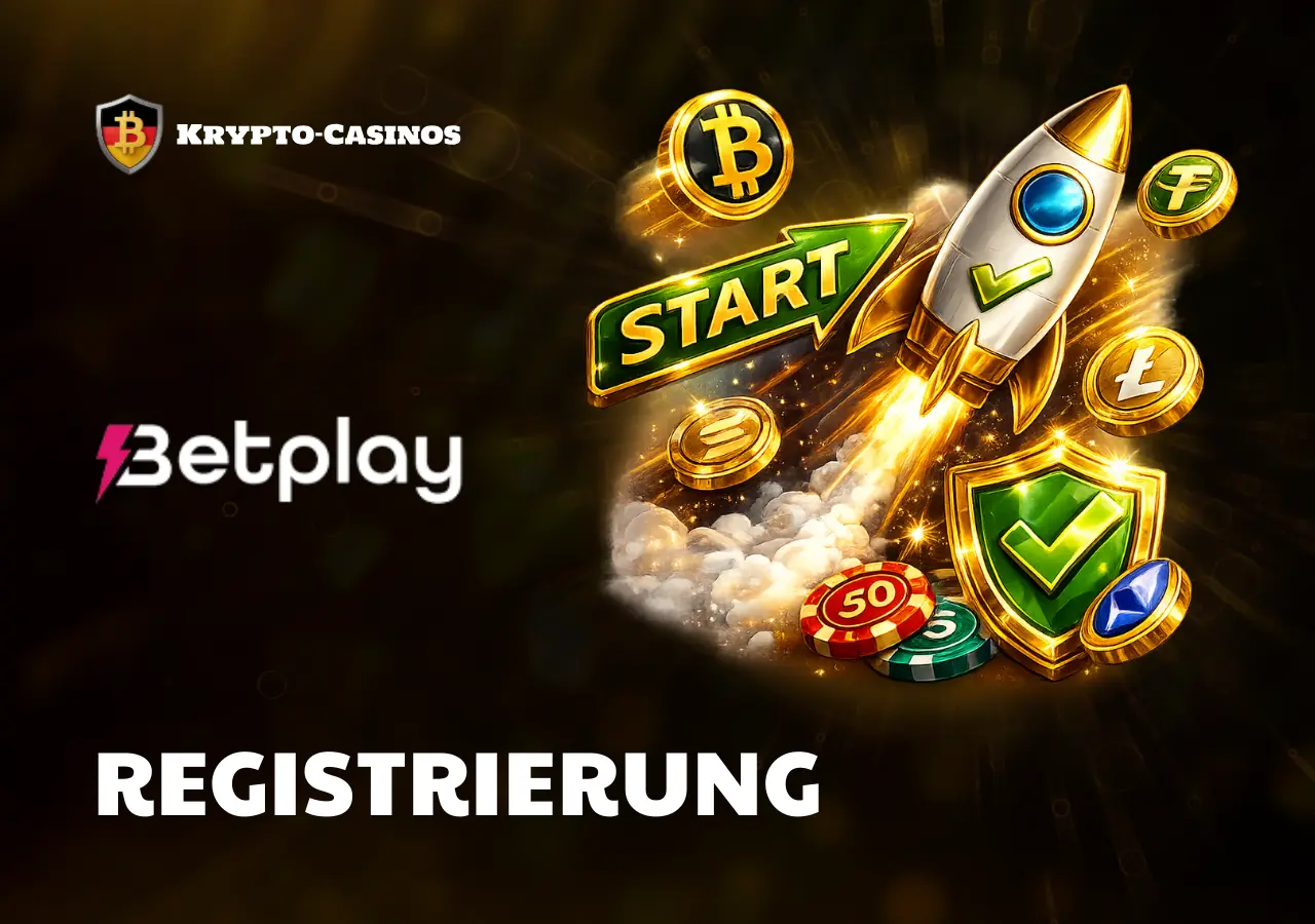 Betplay Krypto Casino Registrierung ohne KYC